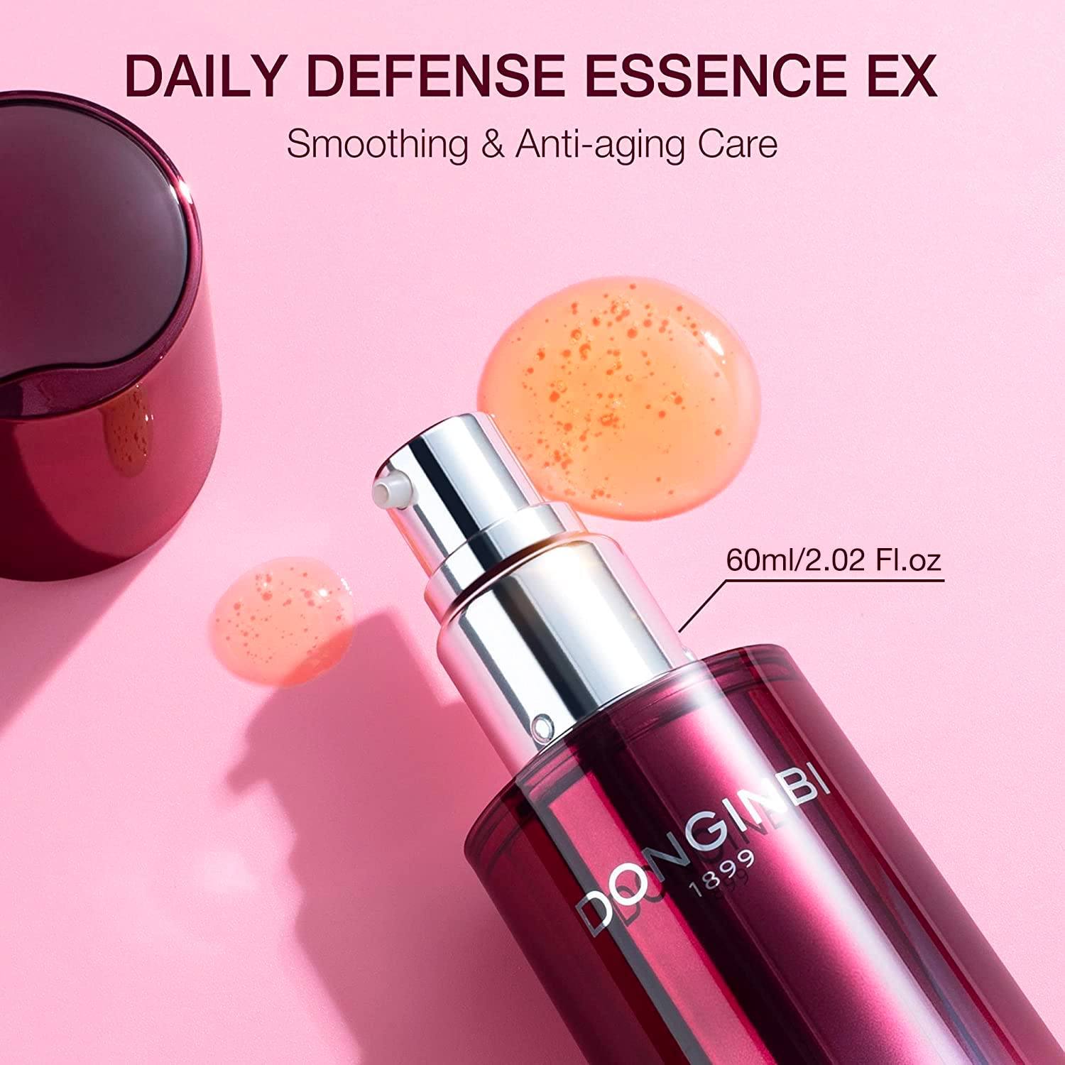 Donginbi Korean Red Ginseng Skincare Set - Daily Defense Essence & Antioxidant Cream for Face, Anti-Aging Moisturizer, Easter Gift Basket Essentials | Perfect for Morning & Night Routine, Travel Skincare, Holiday Gifts