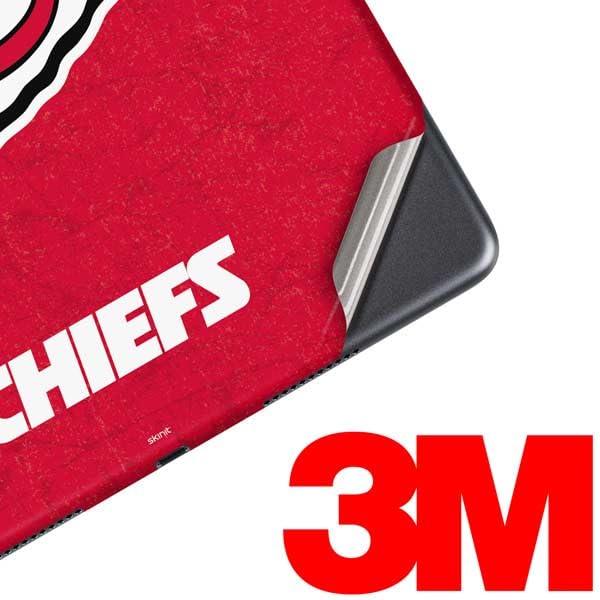 Officially Licensed NFL Kansas City Chiefs Distressed Design Skin Decal for iPad Air 2 | Protective Vinyl Sticker Cover | Perfect for Football Fans, Game Days & Home Decor