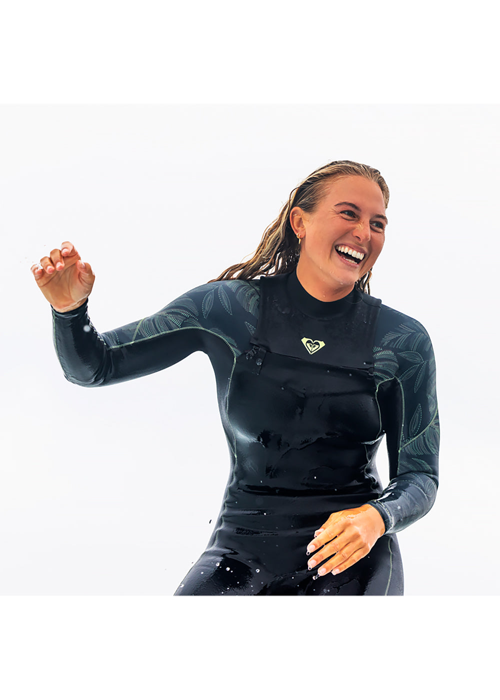 Roxy Women's Elite 3/2mm CZ GBS Steamer Wetsuit - Full Body Neoprene Surfing Suit for Women - Perfect for Surfing, Diving & Water Sports