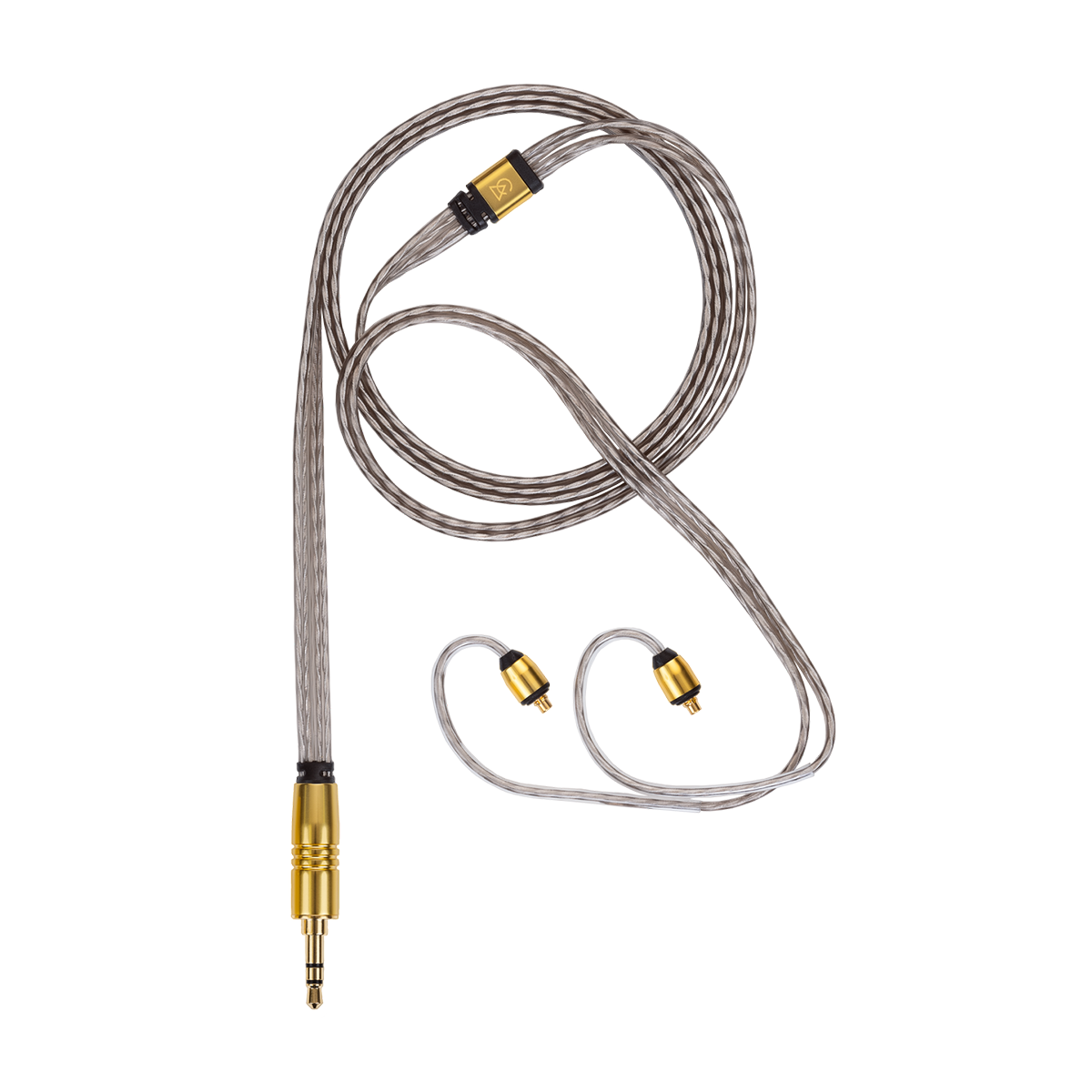 Campfire Audio Time Stream Silver In-Ear Monitor Cable - High-Quality Audio Upgrade for Musicians & Audiophiles - Perfect for Studio Recording & Live Performances