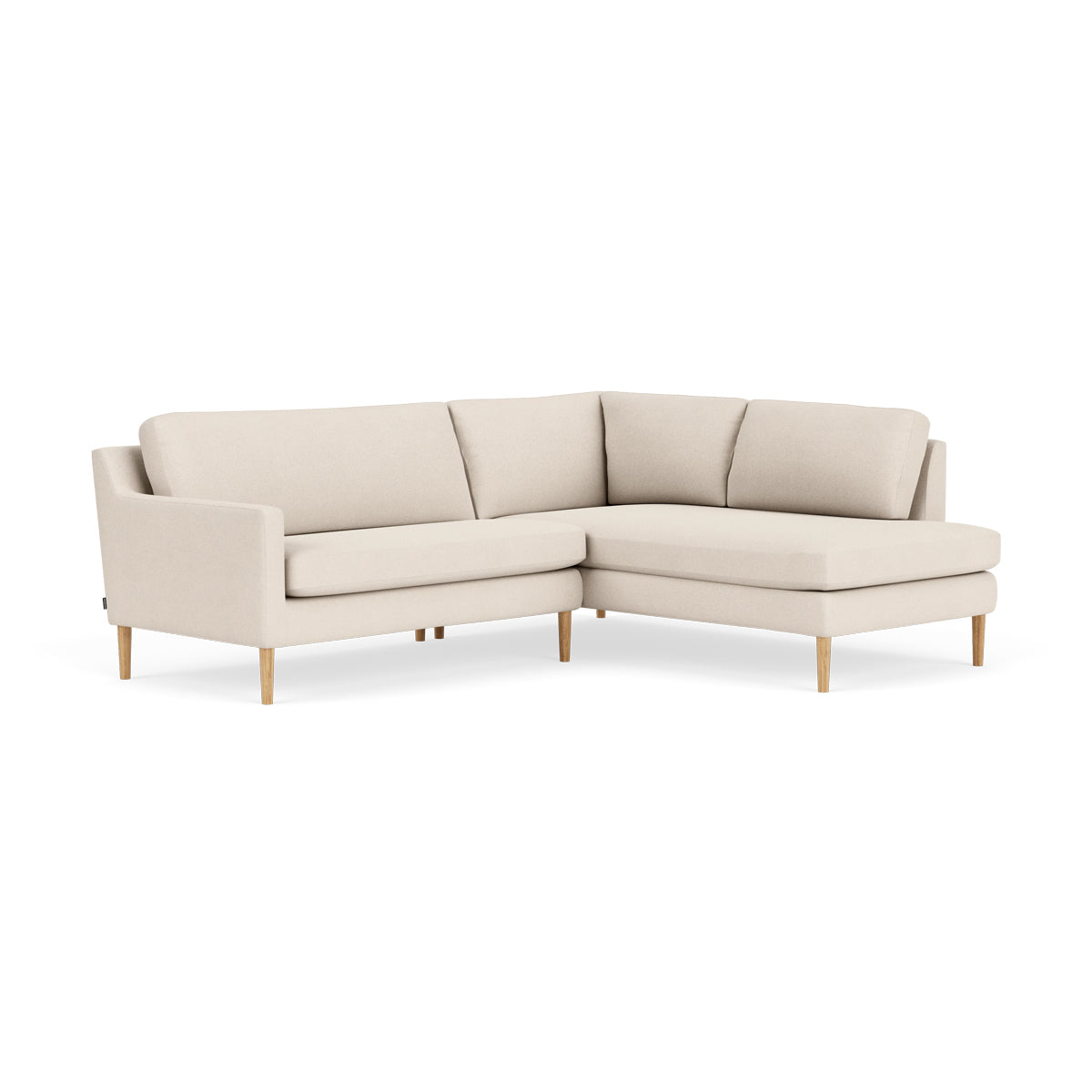 Astha Fabric Right Corner Sofa - Modern L-Shaped Sectional Couch for Living Room, Home Theater & Small Spaces | Comfortable & Stylish Lounge Furniture