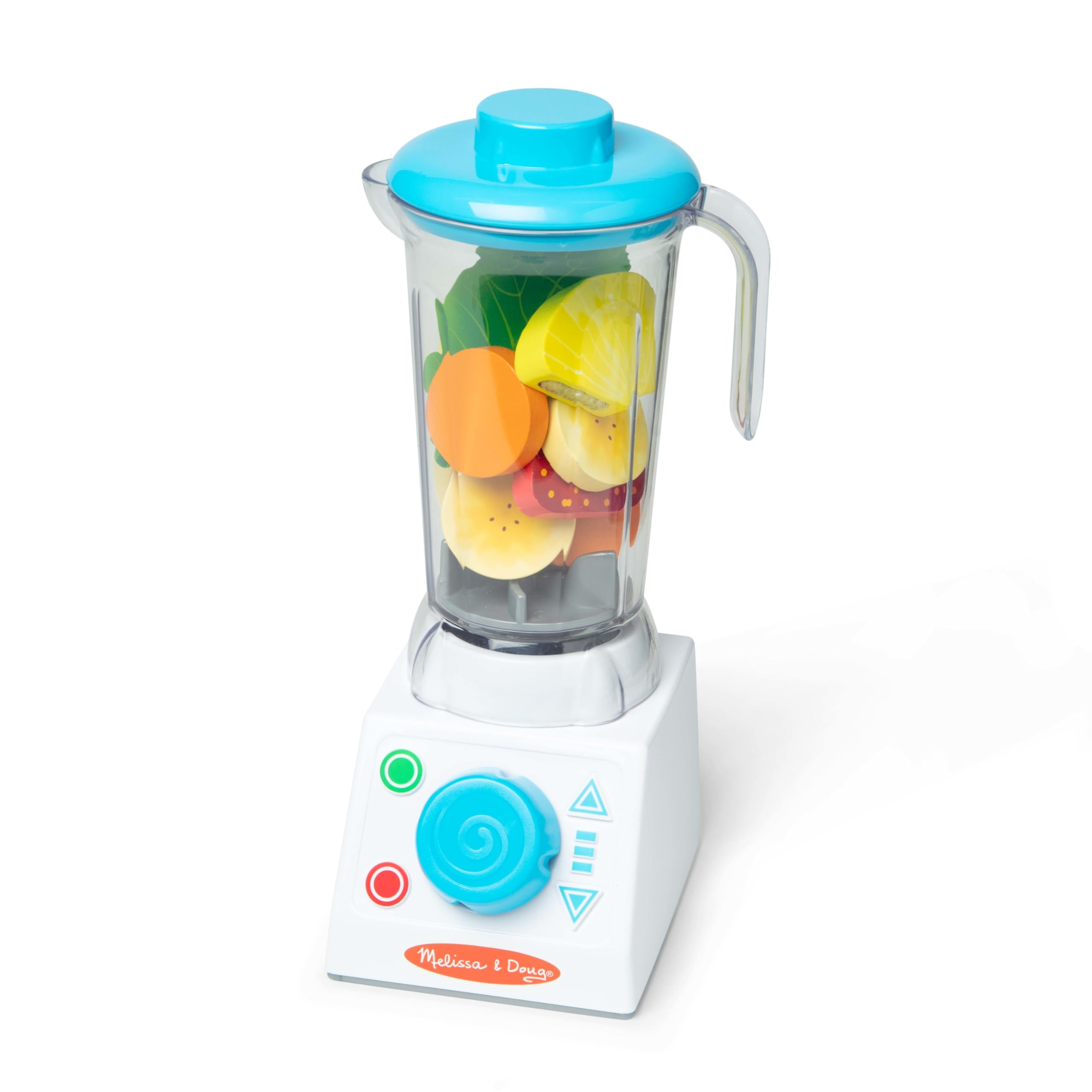 Melissa & Doug Smoothie Maker Blender Set with 22-Piece Play Food - Pretend Play Kitchen Toy for Kids, Toddlers & Preschoolers - Perfect for Role Play, Birthday Gifts & Learning Fun