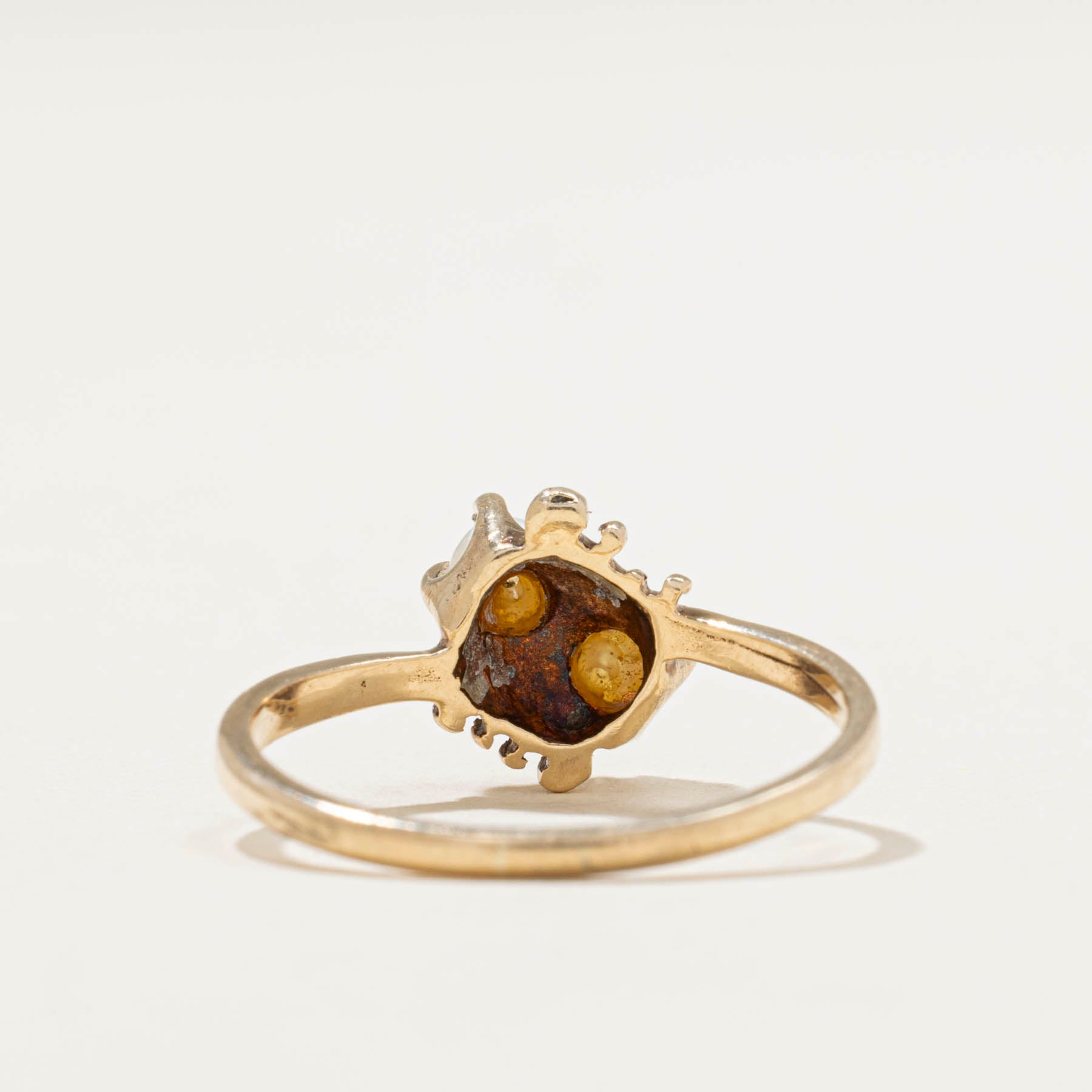 Toi et Moi Pearl Ring for Women - Size 7 | Elegant Two-Stone Engagement Promise Ring | Perfect for Anniversaries, Proposals & Special Occasions