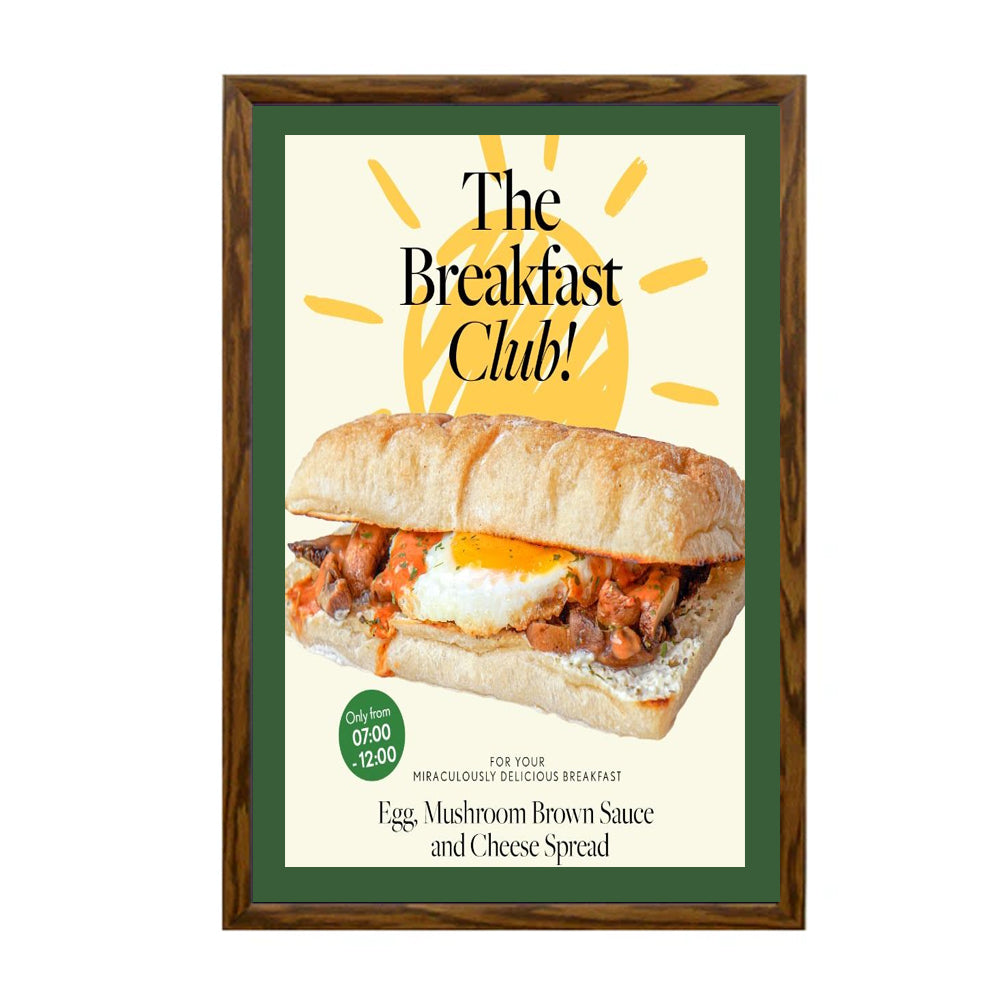Premium Wooden Snap Frames for Posters 8.5x14 Inches with 3-Wide Matboard - Perfect for Art Displays, Office Decor & Home Gallery Walls