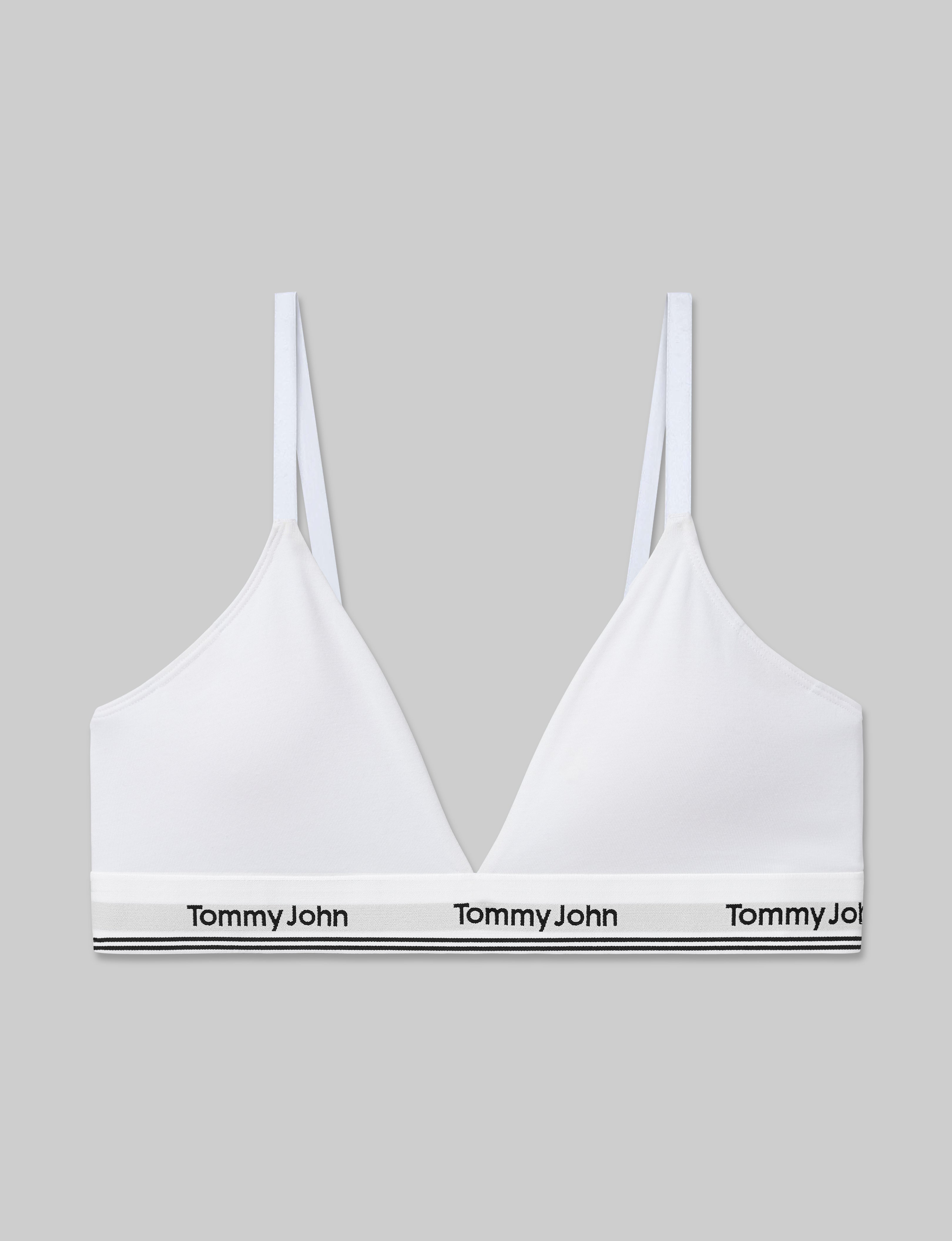 Signature Cotton Triangle Bralette - Comfortable Wireless Bra for Women, Soft Breathable Fabric, Perfect for Yoga, Lounge & Everyday Wear