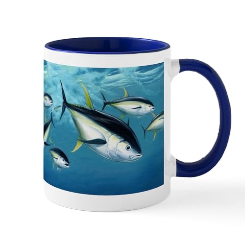 White/Navy Inside - Bluefin Tuna Mug