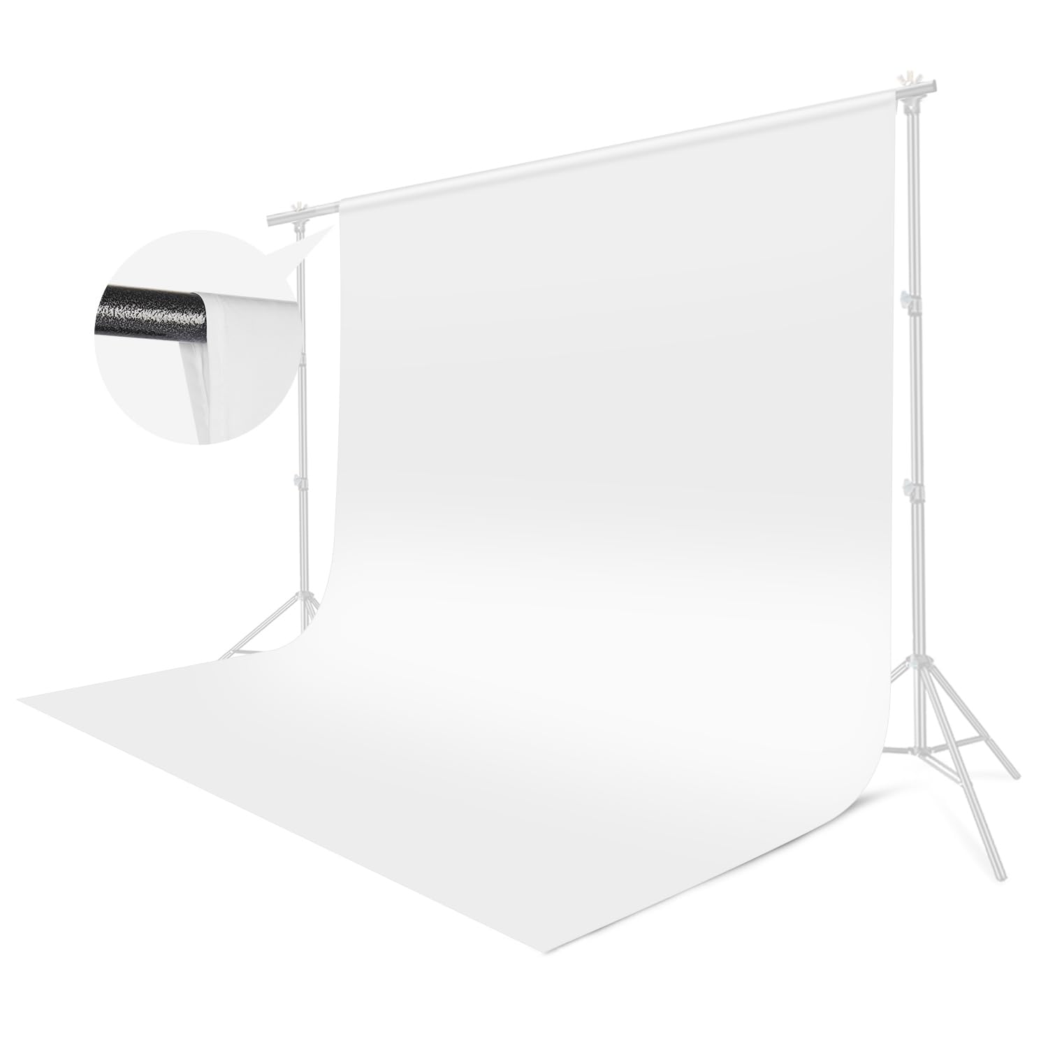 10x10 ft White Photo Backdrop for Photography - Double-Sided Polyester Fabric Studio Background for Baby Pictures, Party Props & Professional Shoots | Perfect for Newborn Photos, Product Photography & Event Decor