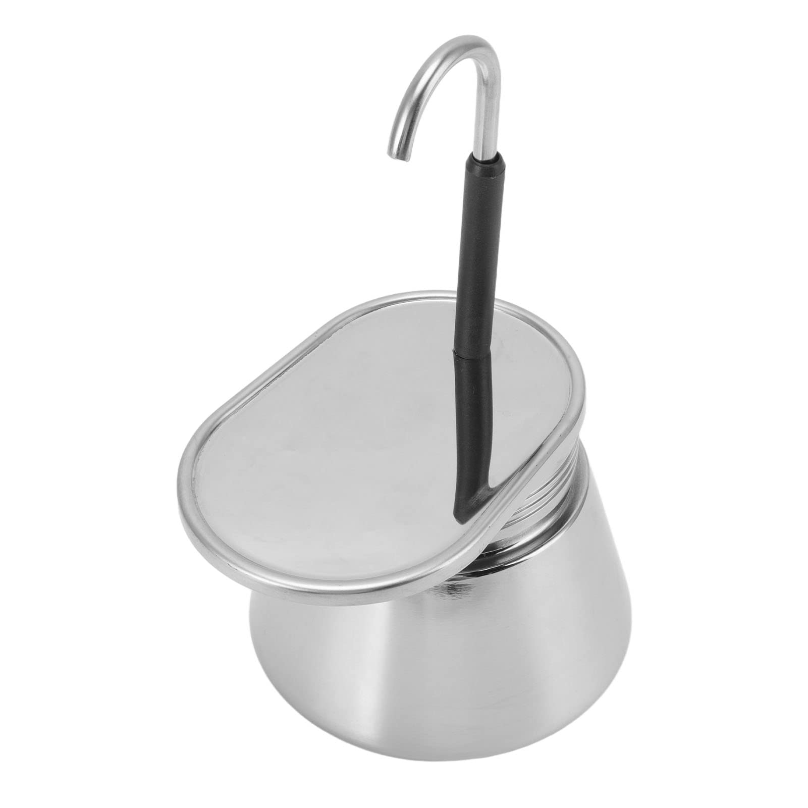 Stainless Steel Italian Moka Pot - Single Spout Stovetop Espresso Maker for Home & Camping | Large Capacity Portable Coffee Maker for DIY Espresso, Perfect for Outdoor Adventures & Kitchen Use