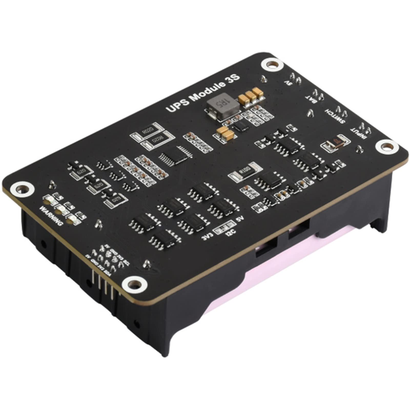 5V UPS Power Module with Multi Battery Protection Circuits - Uninterruptible Power Supply for Home Office, Router, CCTV & Electronics (Battery Not Included)