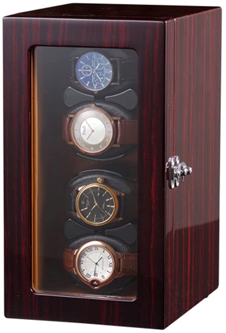 UPVPTK Automatic Watch Winder with Leather Pillow - Wooden Watch Storage Box with Mabuchi Motor - Watch Winder for Men & Women - Perfect for Luxury Watch Collection & Travel Storage