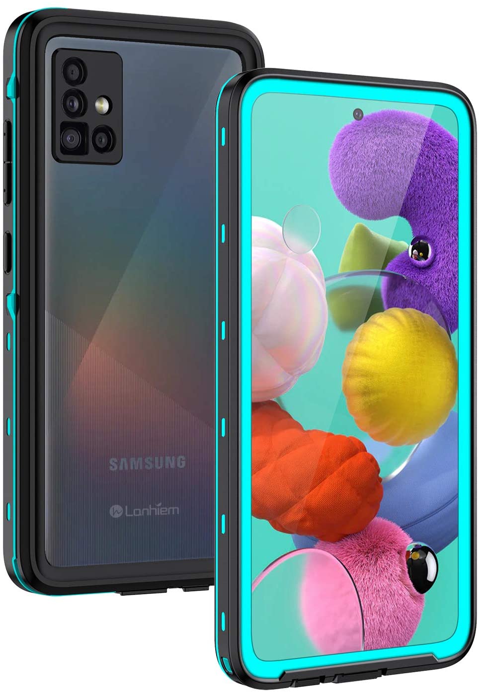 Samsung A51 Waterproof Case - IP68 Certified Dustproof Shockproof Protective Cover for Samsung Galaxy A51 | Perfect for Swimming, Hiking & Outdoor Adventures