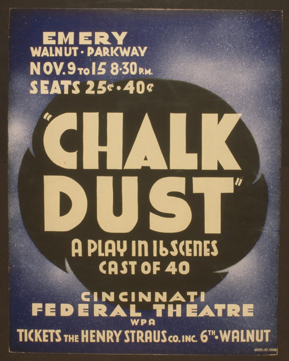 11x14 Photo Print - Chalk Dust: A Play in 16 Scenes with 40 Cast Members | Perfect for Theater Lovers, Home Decor & Gift Ideas