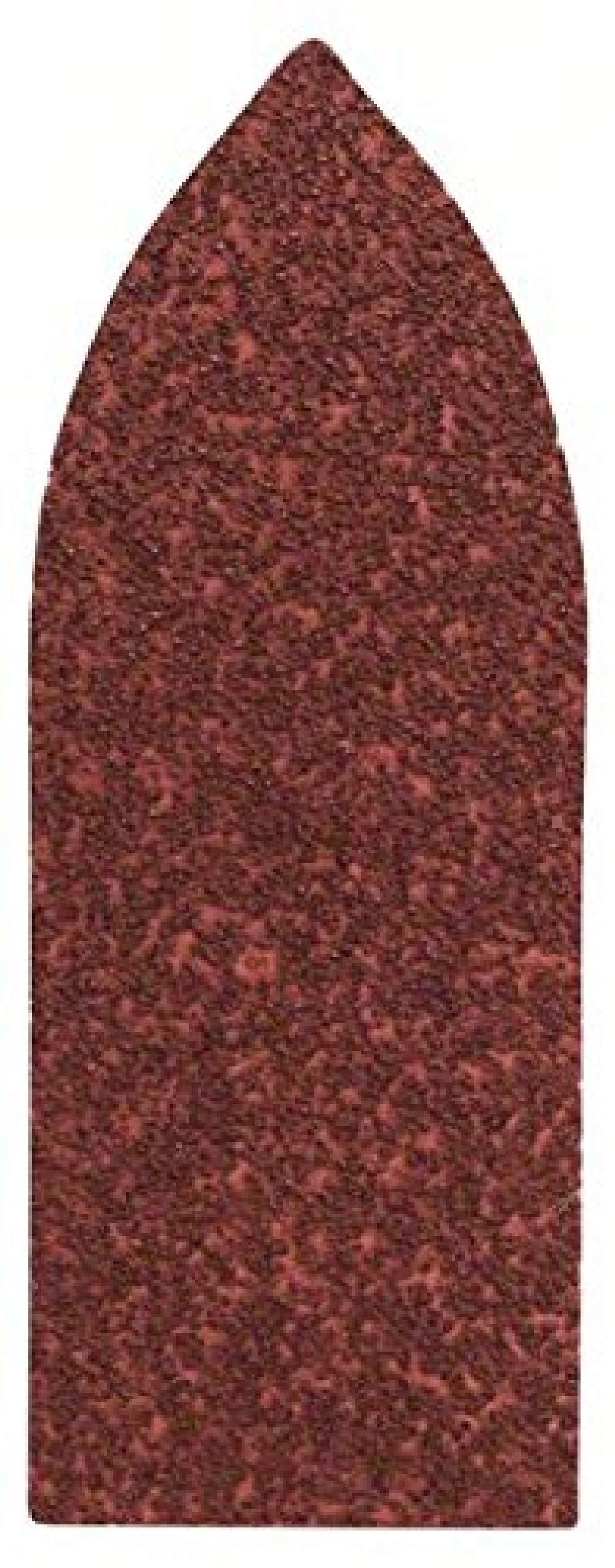 Bosch 2608605167 Sanding Paper for Finger Pads - 50 Grit Fine Sandpaper Sheets for Woodworking, Metal Polishing & DIY Projects - Perfect for Hand Sanders, Orbital Sanders & Detail Sanding