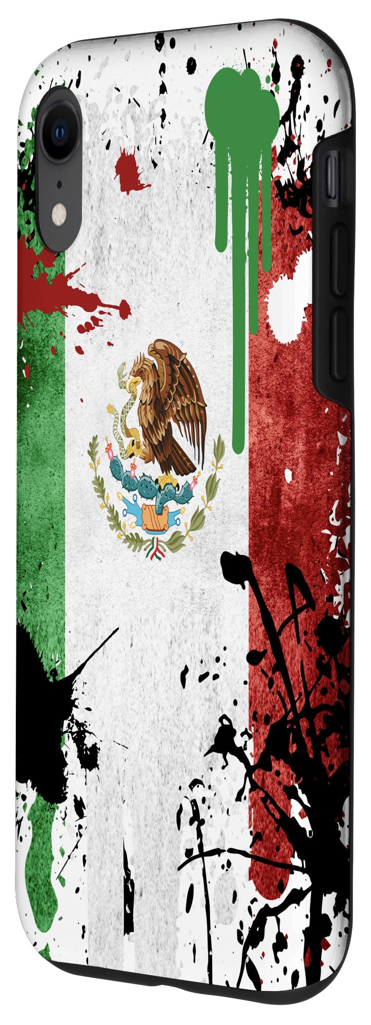 iPhone XR Mexico Flag Phone Case - Durable Protective Cover with Mexican Flag Design | Perfect Gift for Mexicans, Chicano Pride, Travel & Everyday Use