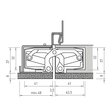 TE 640 3D A8 Steel Frame Receiver - Heavy Duty Construction Bracket for Metal Framing, Drywall & Structural Support - Perfect for Commercial Buildings, Warehouses and Home Renovation Projects