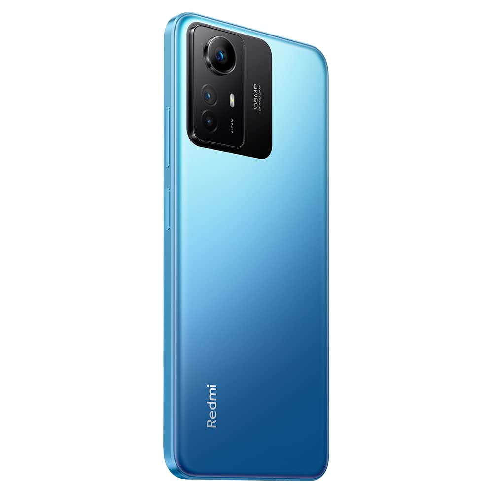 Xiaomi Redmi Note 12S Smartphone 256GB 8GB RAM - Global Unlocked 4G LTE (T-Mobile/Metro/Tello/Mint Compatible) - Ice Blue Color with Fast Car Charger Bundle - Perfect for Travel, Business & Streaming