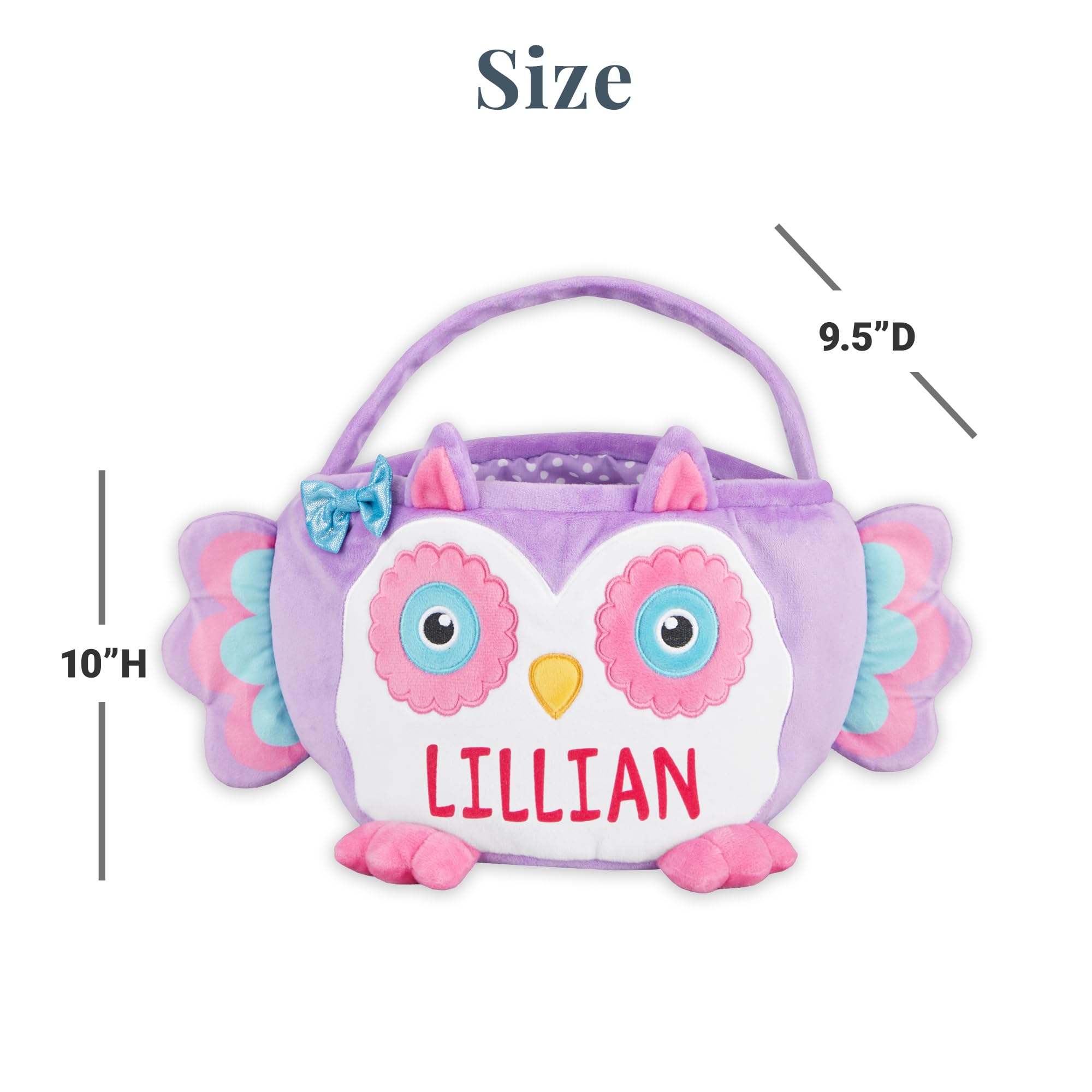 Personalized Easter Basket for Kids with Plush Furry Critter - Custom Name Fillable Gift for Boys & Girls - Unicorn Theme - Optional Easter Basket Stuffers Included - Perfect for Easter Celebrations, Birthday Gifts & Holiday Surprises