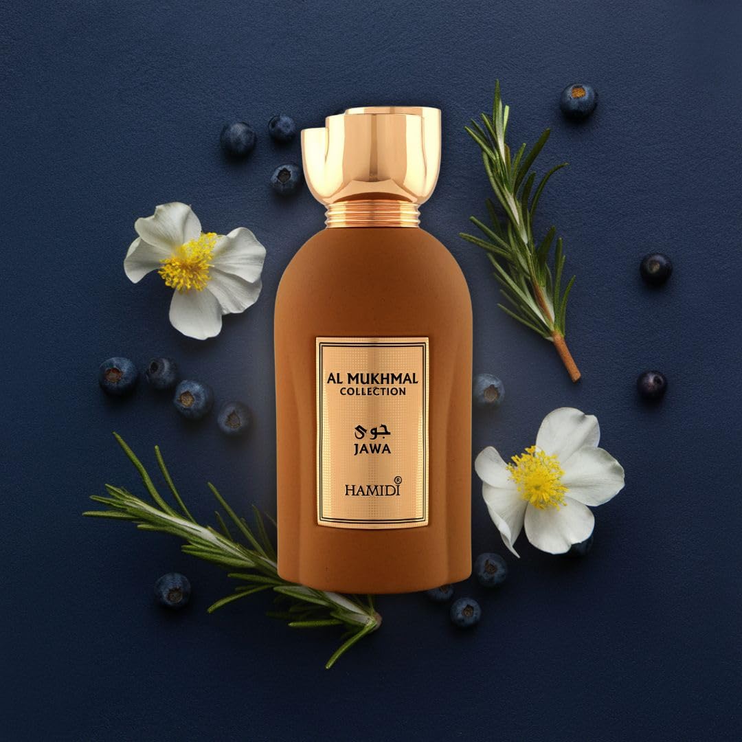 Premium Hamidi AL MUKHMAL - Luxury Arabian Perfume Oil for Women & Men | 100ml (3.4oz) Long Lasting Eau De Parfum Spray | Unisex Fragrance with Notes of Passion & Desire | Perfect for Date Nights, Special Occasions & Daily Wear