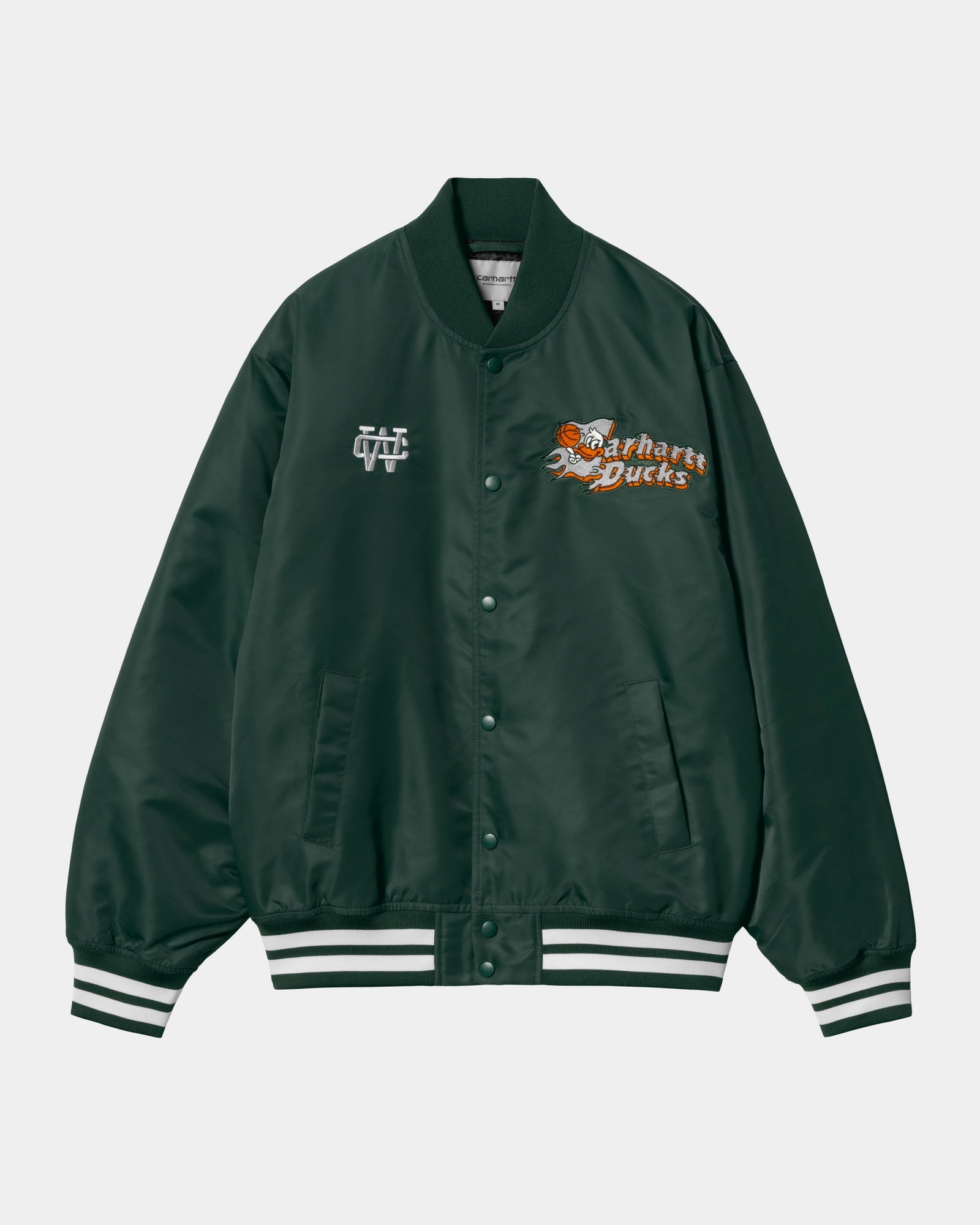 Flaming Ducks Bomber Jacket - Waterproof Waxed Cotton Outdoor Coat for Men | Conifer Green Hunting & Hiking Gear | Perfect for Camping, Fishing & Cold Weather Adventures