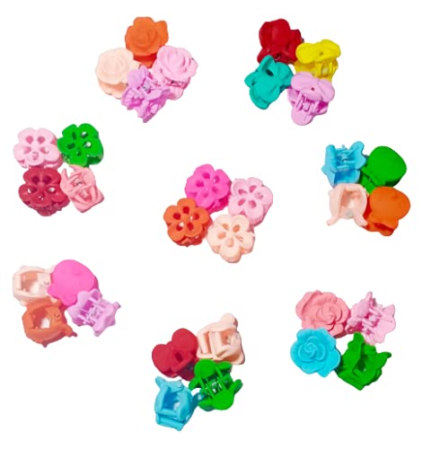24-Piece Small Black Butterfly Hair Clips & Claws for Women & Girls - Multi-Style Hair Accessories for School, Work, Parties & Everyday Use