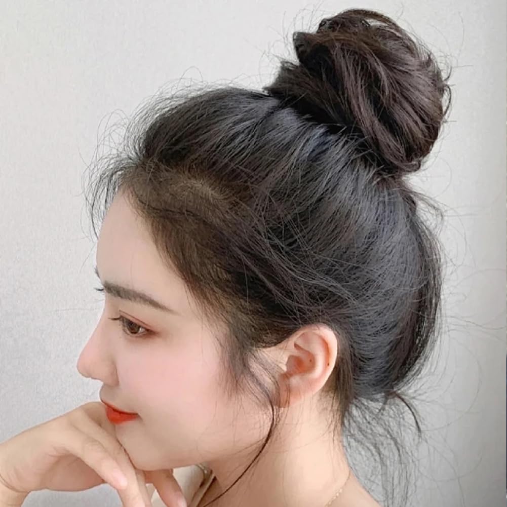 10 PCS Hair Bun Maker for Women - Easy Magic Snap Roll Sponge Bun Donut Hair Curler - Perfect for Quick Updos, Parties, Work & Everyday Hairstyles