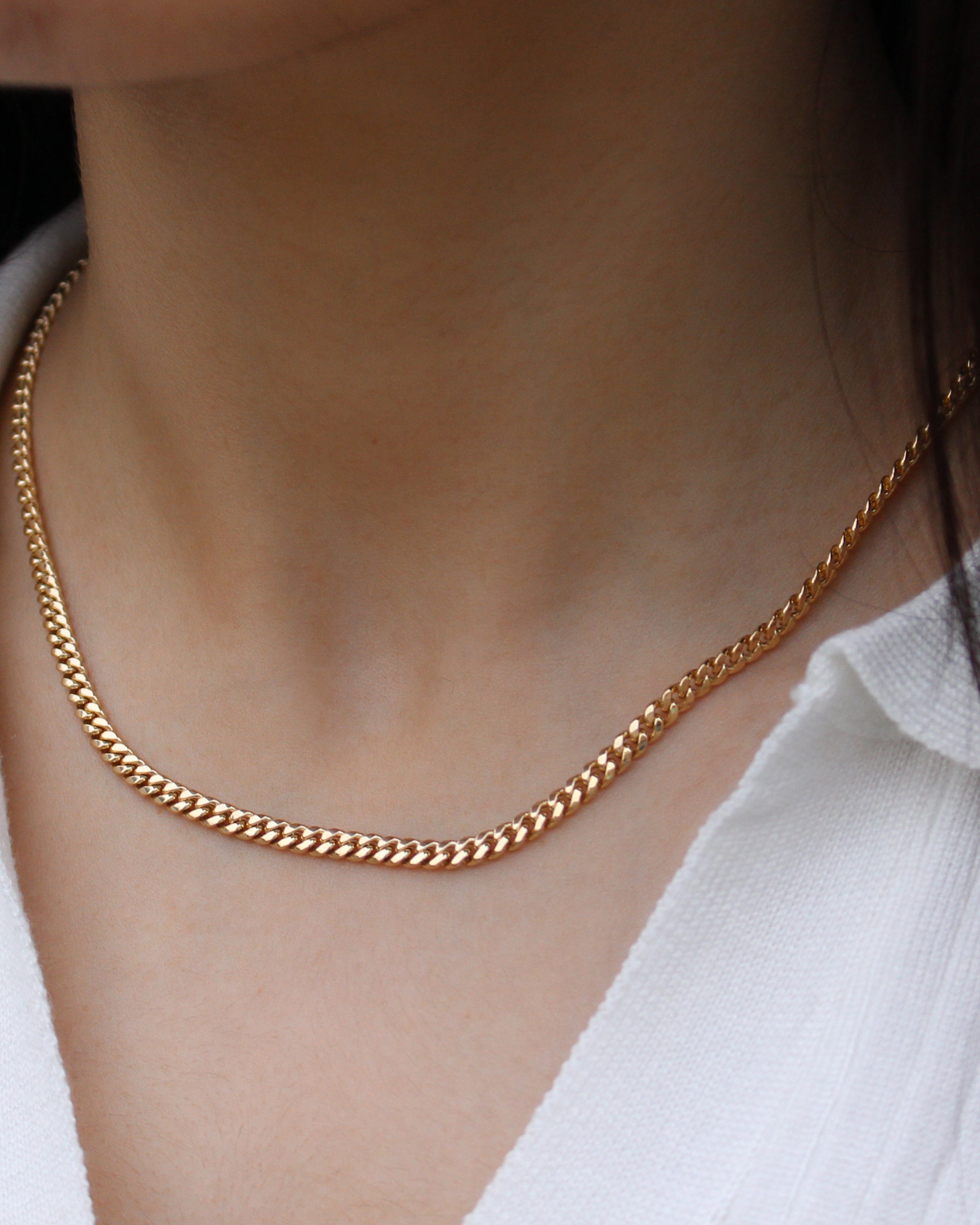 9ct Yellow Gold 45cm Curb Chain Necklace for Women - Durable & Elegant Jewelry for Everyday Wear, Gifts & Special Occasions