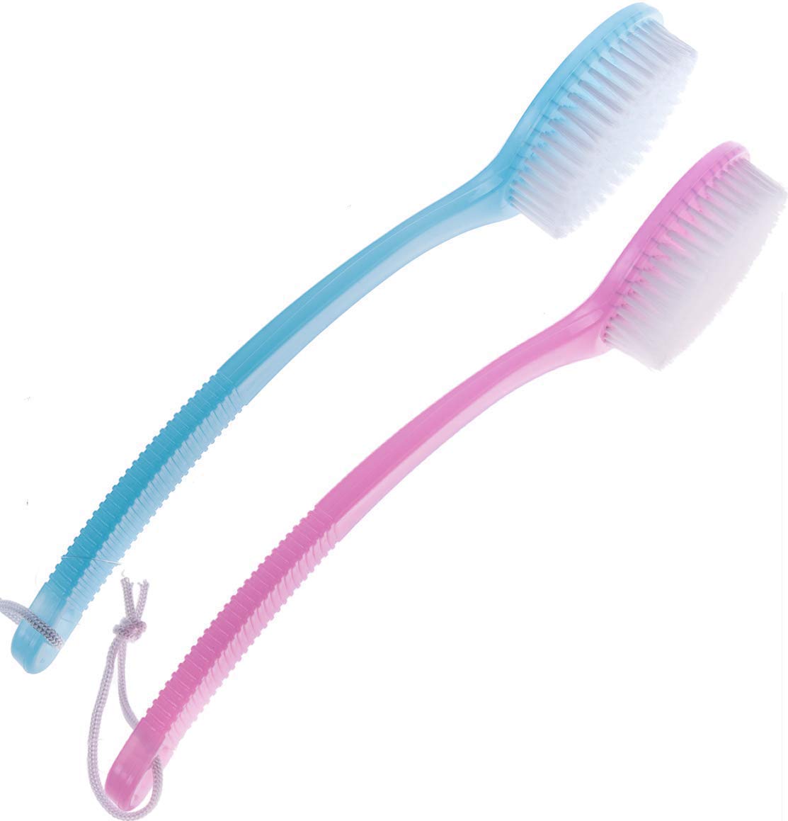 APOEM Body Bath Brush with Long Handle - Exfoliating & Cleansing Brush for Men & Women - Spa & Shower Accessories - 50g (Pack of 1) - Perfect for Dry Brushing, Back Scrubbing & Skin Care Routine