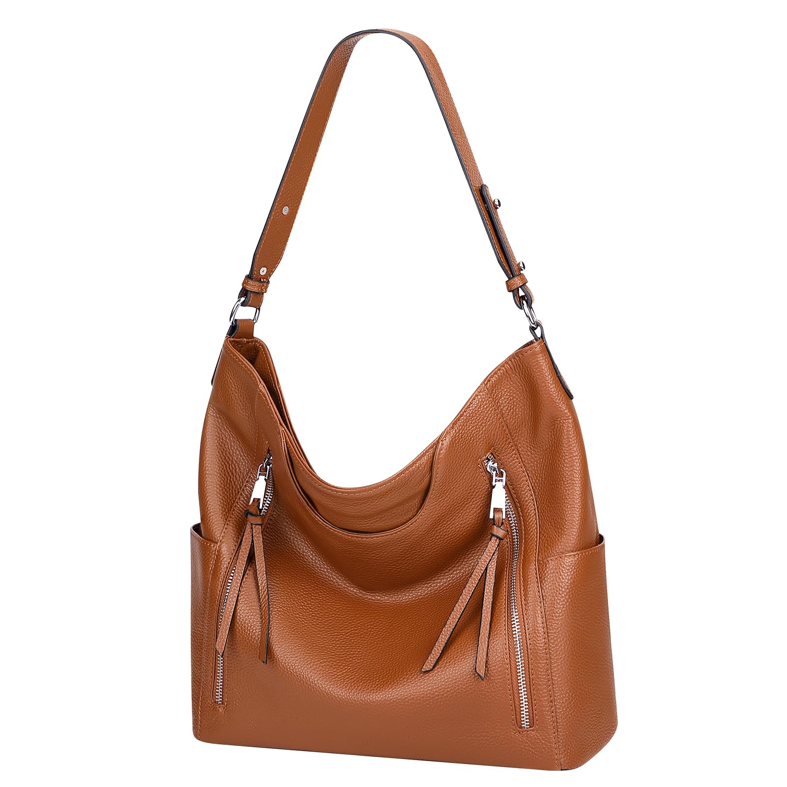 Genuine Leather Hobo Bags for Women - Soft Casual Shoulder Purse & Handbag | Perfect for Work, Travel & Everyday Use
