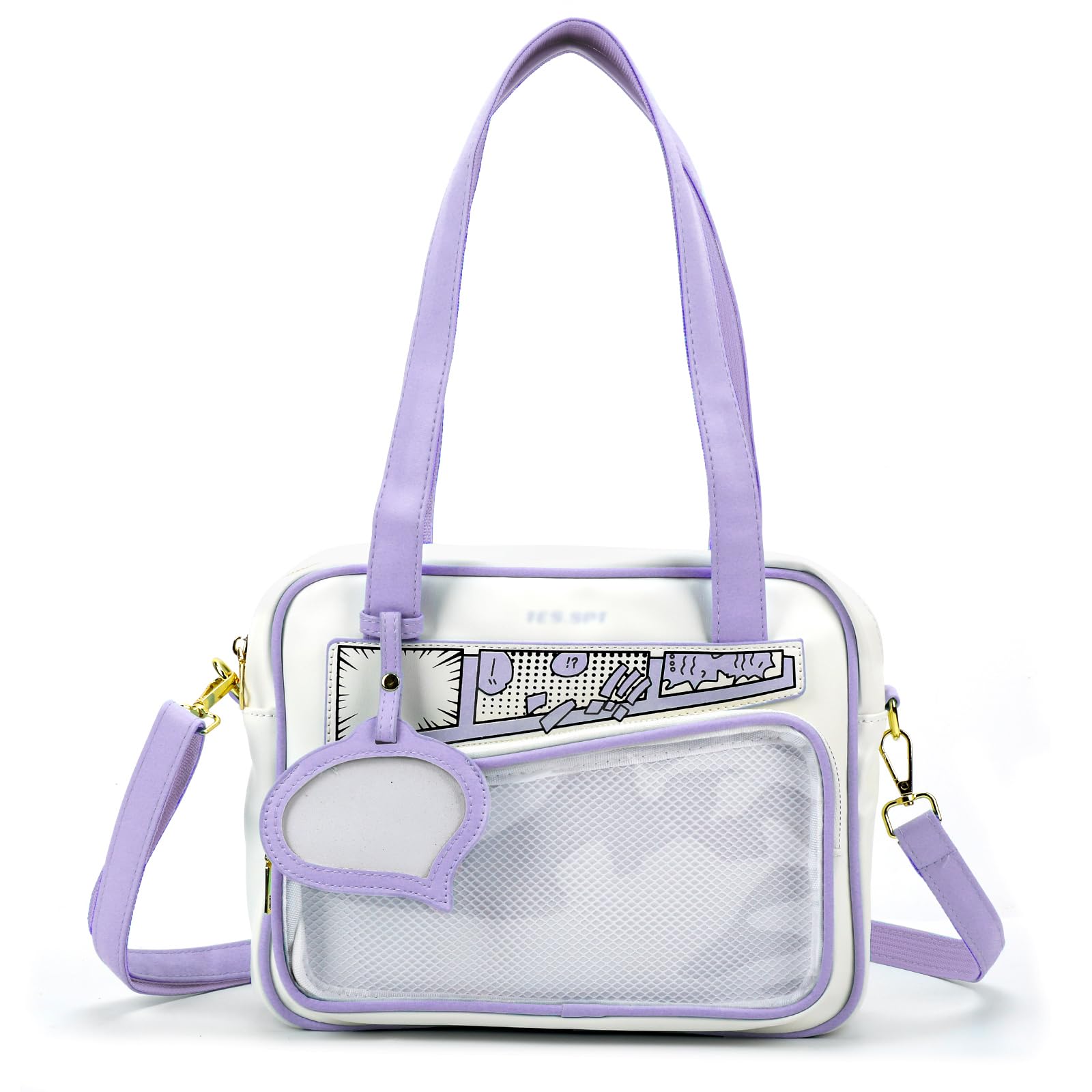 Cute Ita Bag Crossbody Small Pin Purse - Kawaii Anime Messenger Bag for Women - Perfect for Conventions, Cosplay & Everyday Use