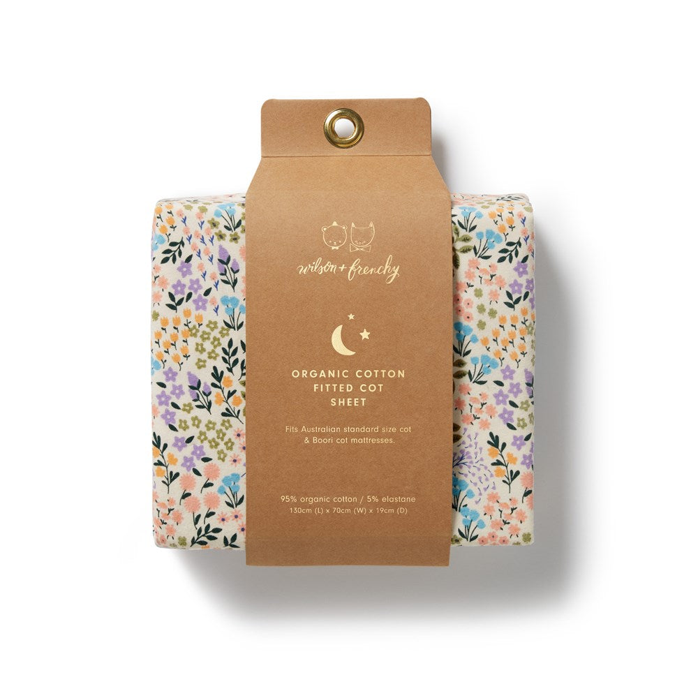 Organic Cotton Baby Crib Sheet - Soft Breathable Nursery Bedding for Infants & Toddlers | Perfect for Nursery, Daycare & Travel Use