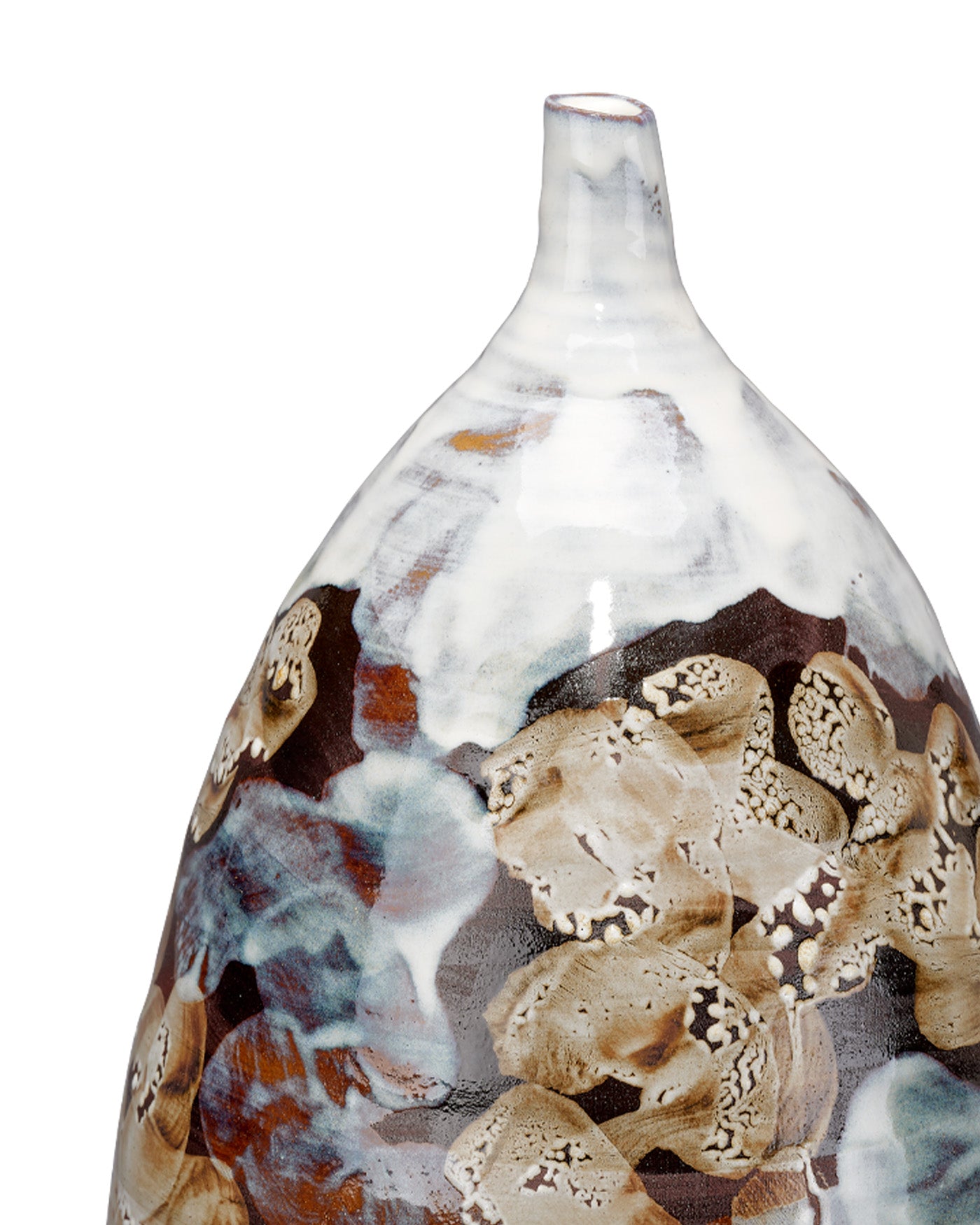 Large Collage Vase for Home Decor - Modern Flower Vase for Living Room, Dining Table Centerpiece, Wedding & Office Decor