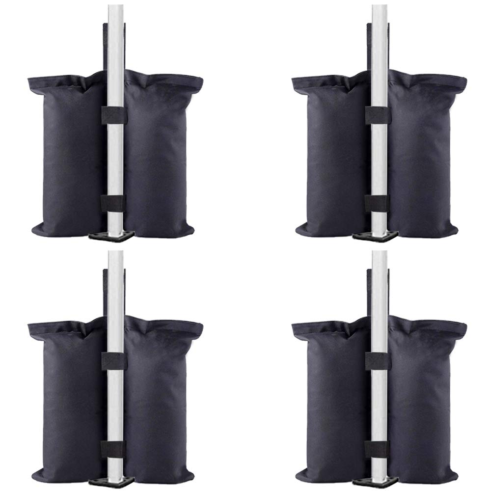 TESSLOVE Industrial Grade Weight Bags - Heavy Duty Sand Bags for Pop Up Canopy Tent, Patio Umbrella, Outdoor Furniture Stabilization (Bags Only, No Sand Included) - Perfect for Camping, Beach, Backyard & Outdoor Events