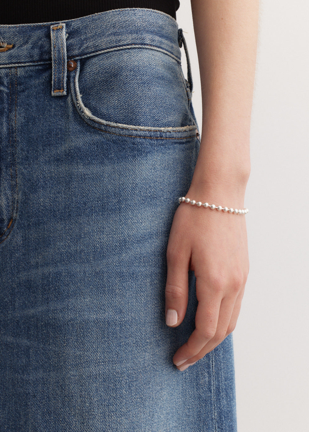 Stylish Ball Chain Bracelet for Women & Men - Trendy Adjustable Link Bracelet Jewelry Gift for Everyday Wear & Fashion Accessories