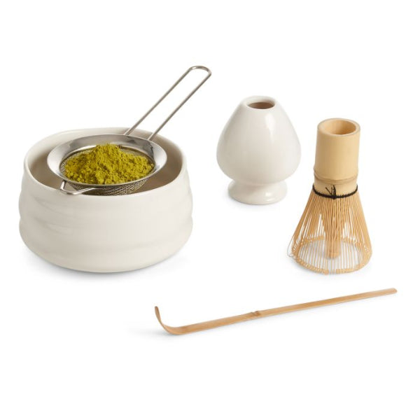 Organic Matcha Green Tea Gift Set - Premium Ceremonial Grade Powder with Bamboo Whisk & Scoop - Perfect for Tea Lovers, Zen Meditation & Healthy Lifestyle Gifts