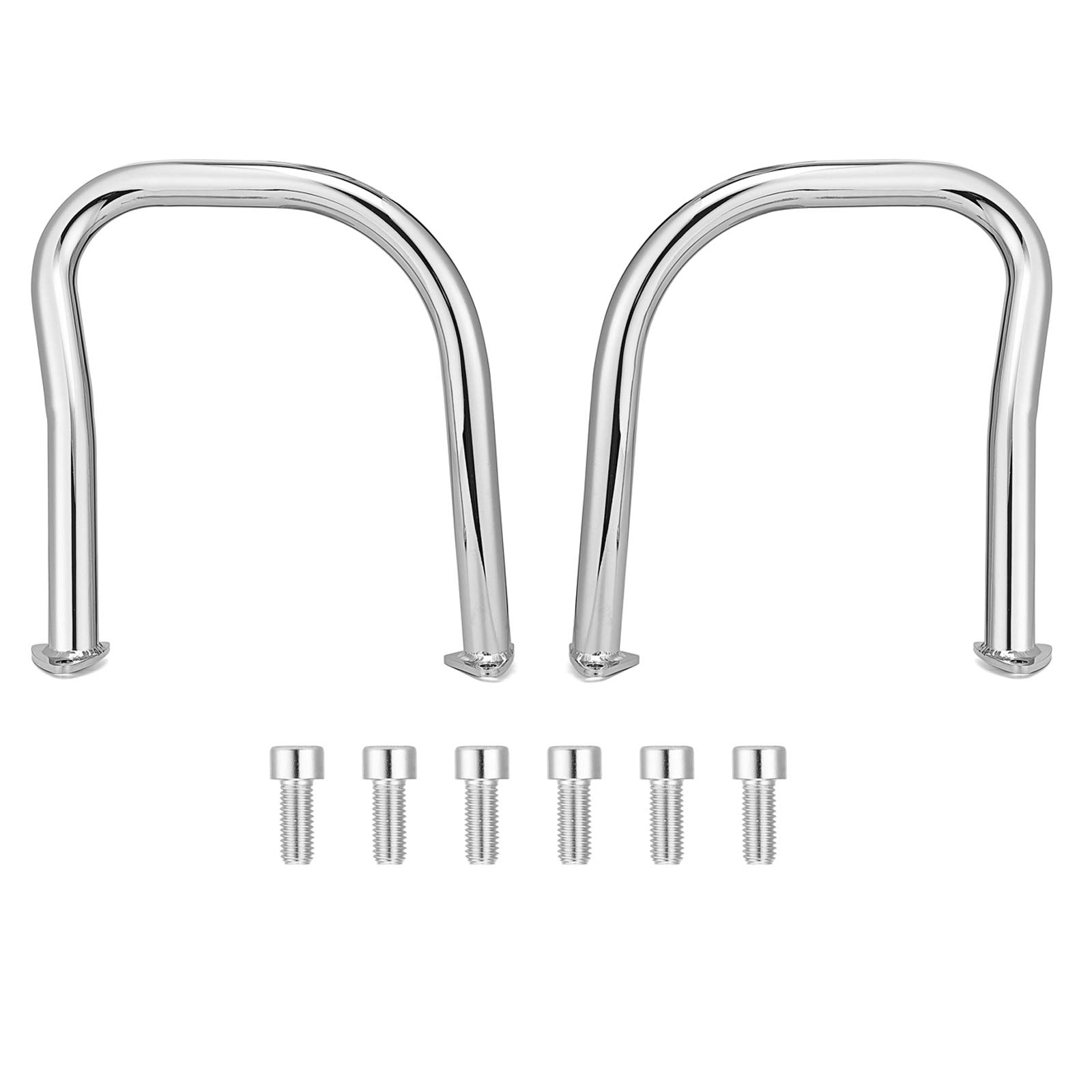 Triple Chrome Crash Bars for Indian Challenger Dark Horse 2020+ - Highway Saddlebag Protection