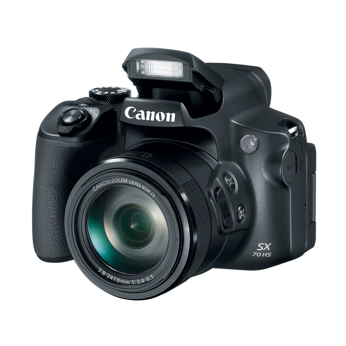 Canon PowerShot SX70 HS Digital Camera with 65x Optical Zoom, 4K Video & Wi-Fi - Perfect for Travel, Wildlife Photography & Vlogging