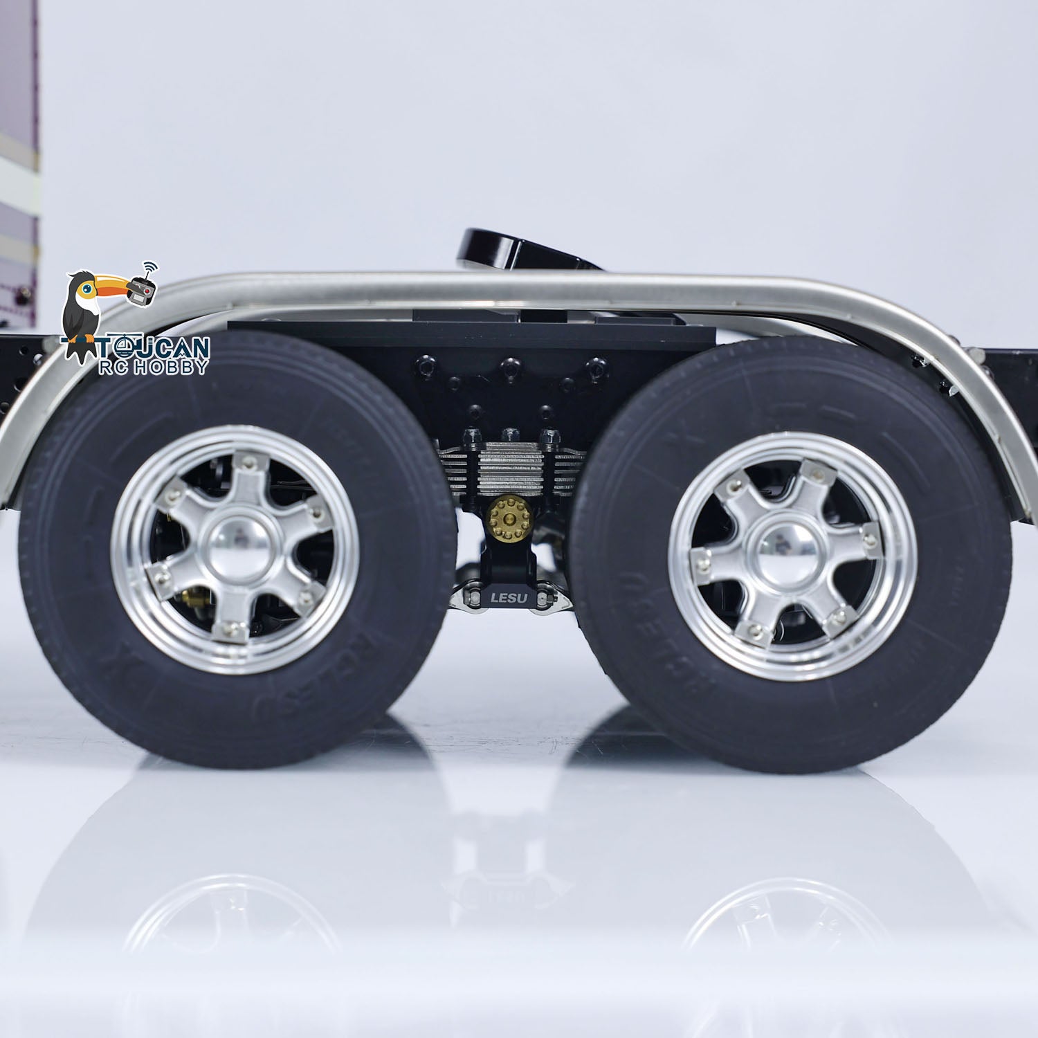 Tamiya 1/14 Scale 6x6 RC Tractor Truck RTR - Metal Chassis Remote Control Construction Vehicle with Sound & Light Effects | Electric Hobby Model for Adults & Kids | Perfect for Off-Road Play, Construction Site Simulation, and RC Car Racing