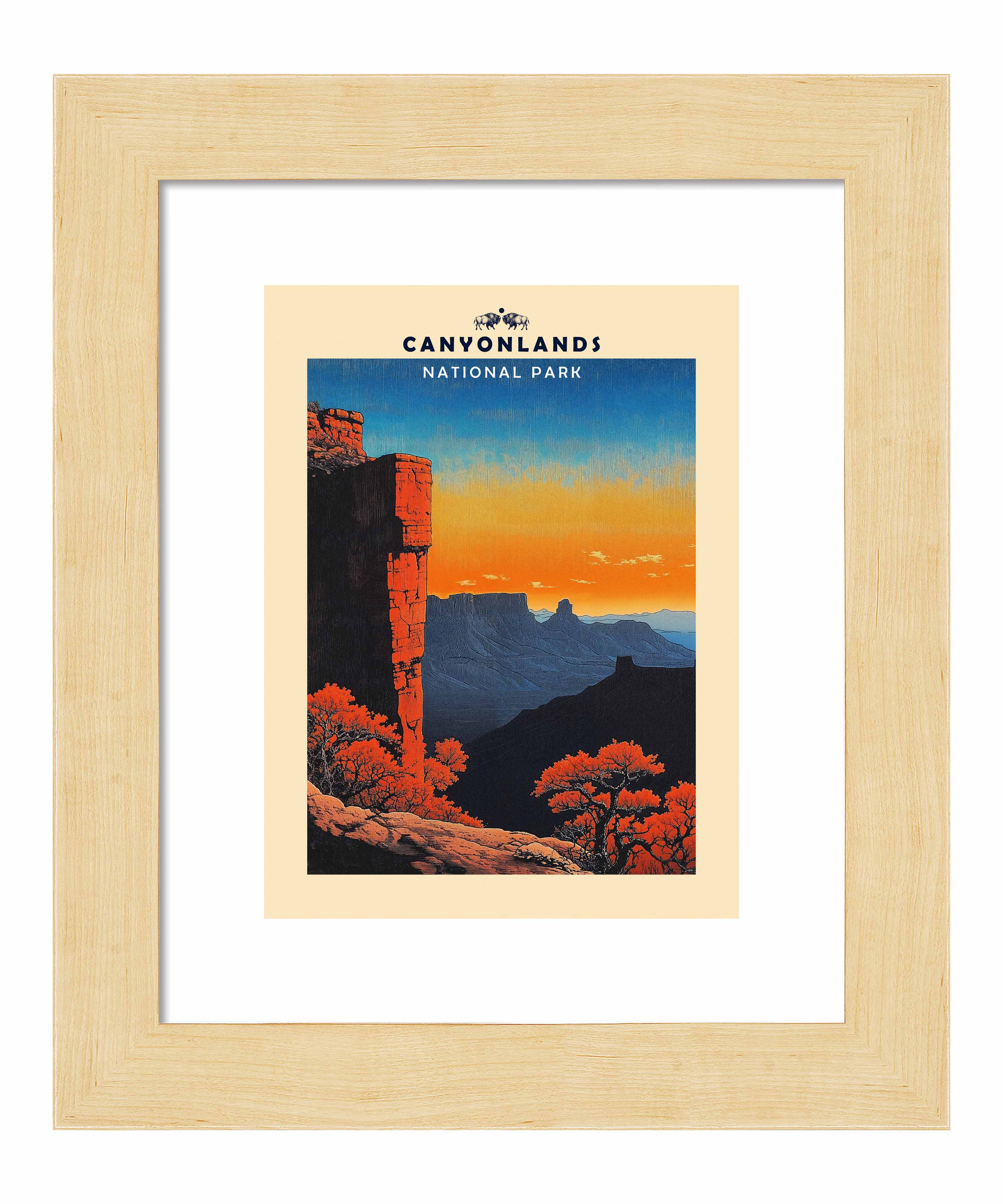 Canyonlands National Park Art Prints - Stunning Landscape Wall Decor for Home & Office - Perfect for Living Room, Bedroom, or Gift