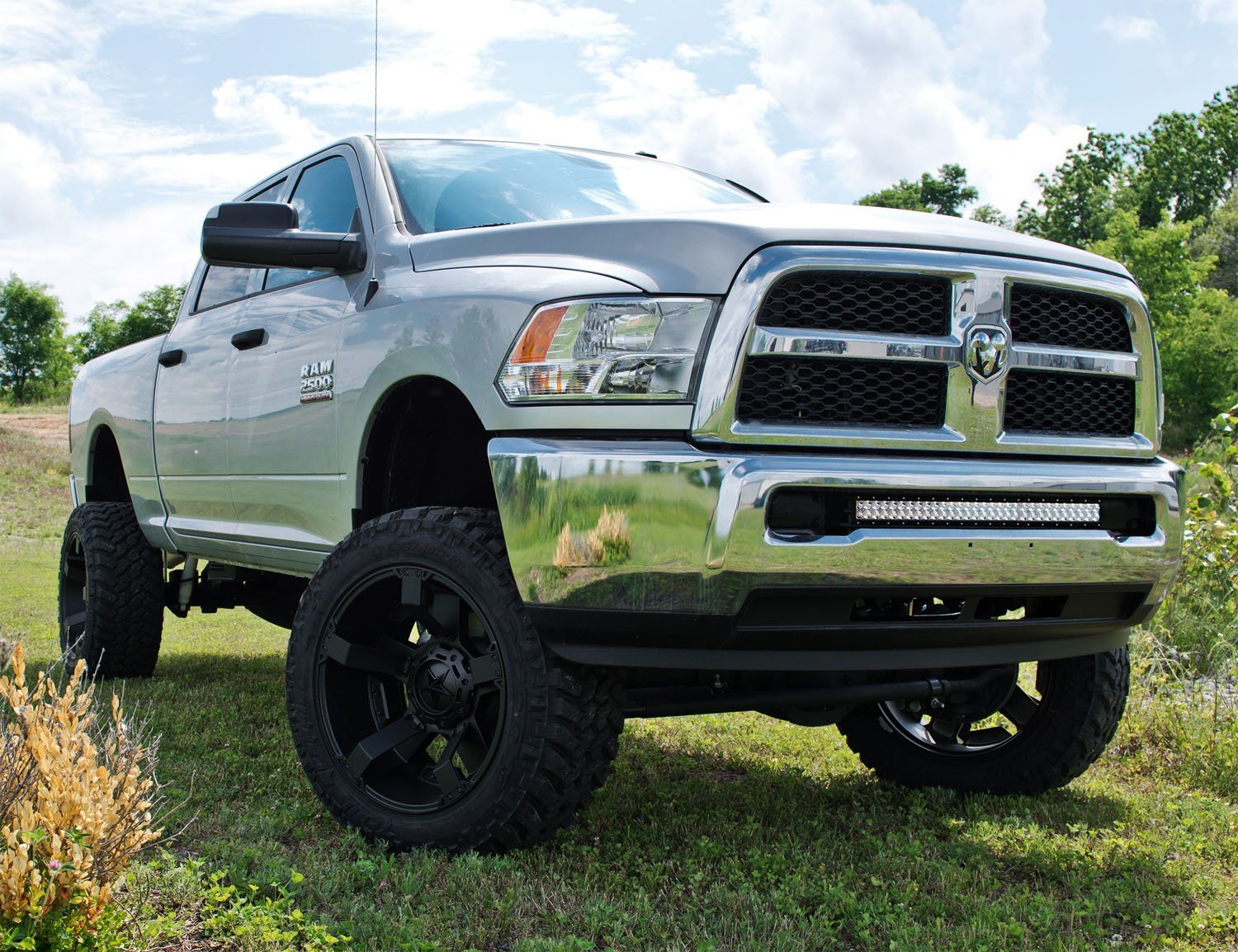 180W 30-Inch LED Light Bar with Bumper Bracket & Wiring Harness - Compatible with 2003-2018 Dodge RAM 2500/3500 - Off-Road Lighting for Trucks, ATVs & Night Driving