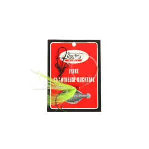 Jigging World 3 Way Bucktail Fluke Fishing Rigs with Sinker Snap - Saltwater & Freshwater Fluke Fishing Lures for Surf Casting & Boat Fishing