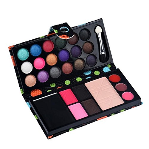 26 Colors Eyeshadow Palette with Lip Gloss - Highly Pigmented Makeup Powder & Black Crystals for Eye Makeup | Perfect for Party, Date Night and Professional Makeup Looks
