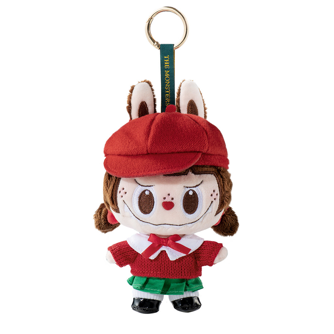POP MART The Monsters Let's Christmas Series Plush Pendant - Cute Collectible Keychain for Backpacks & Gifts | Holiday Decor & Party Favors