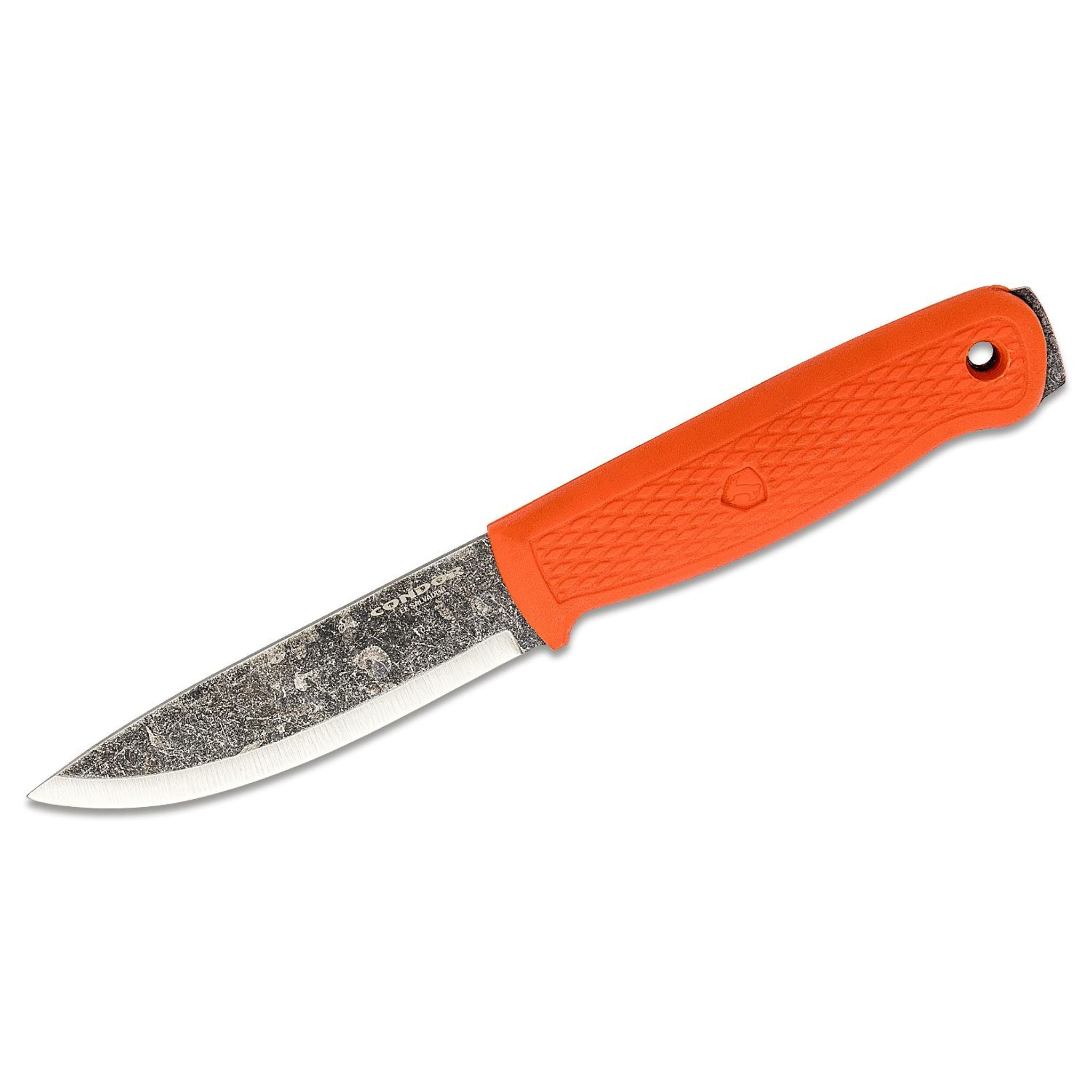 Condor Terrasaur Fixed Blade Knife - Orange Survival Knife for Camping, Hunting, and Outdoor Adventures