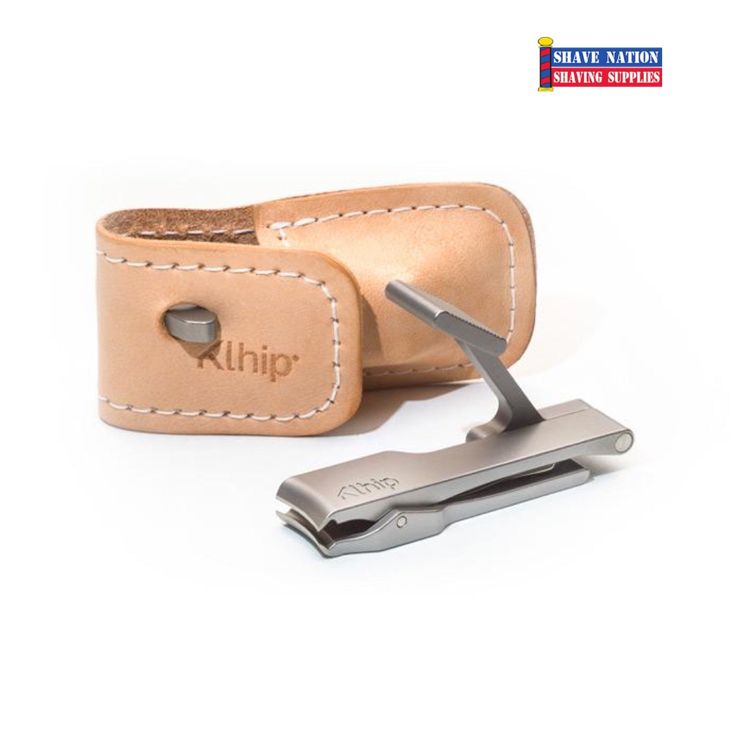 Premium Klhip Ultimate Nail Clipper Set with Leather Case - Professional Stainless Steel Nail Trimmer for Men & Women - Perfect for Travel, Home, and Salon Use