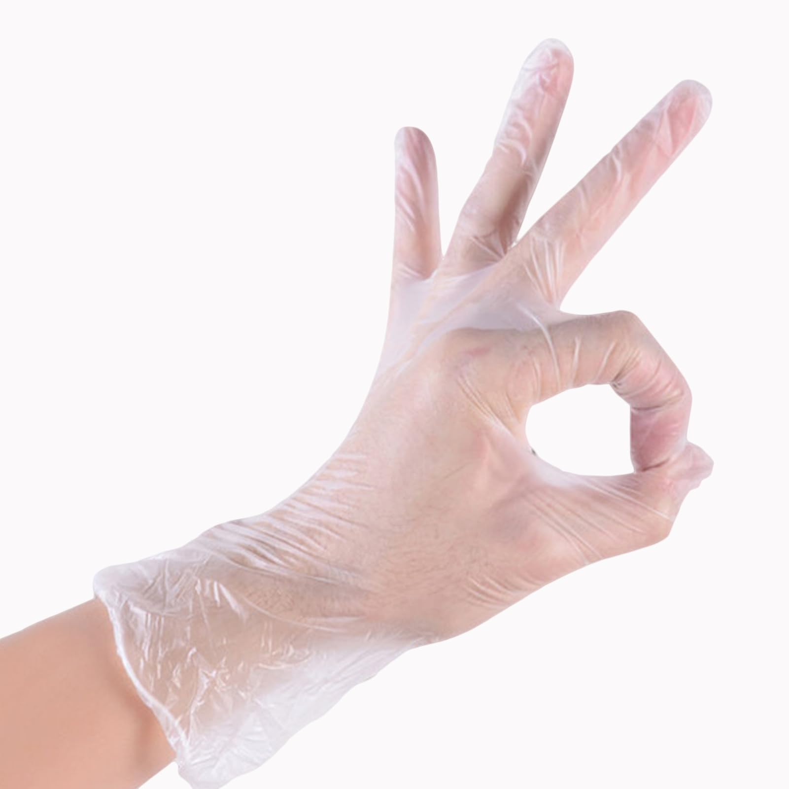 **Food Safe Clear Vinyl Disposable Gloves - Latex Free, Powder Free for Cooking, Baking, Food Prep & Cleaning - Ideal for Restaurants, Catering & Home Kitchens**