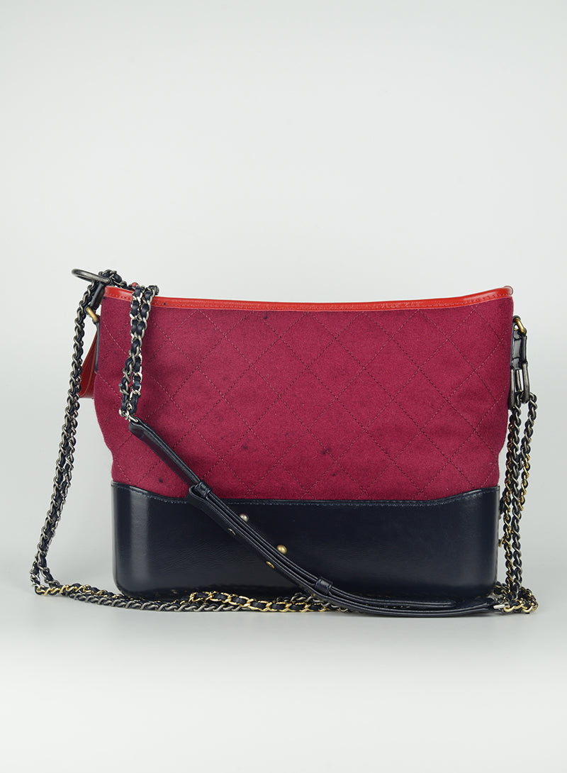 Chanel Gabrielle Red and Blue Leather Shoulder Bag - Luxury Designer Handbag for Women, Perfect for Parties, Work & Everyday Use