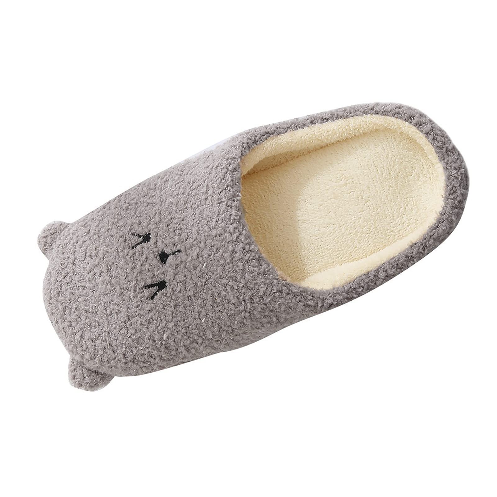 Women's Plush Fleece Indoor Slippers - Soft Warm Washable House Shoes for Bedroom & Home Comfort - Perfect for Relaxing, Lounging and Cold Winter Nights