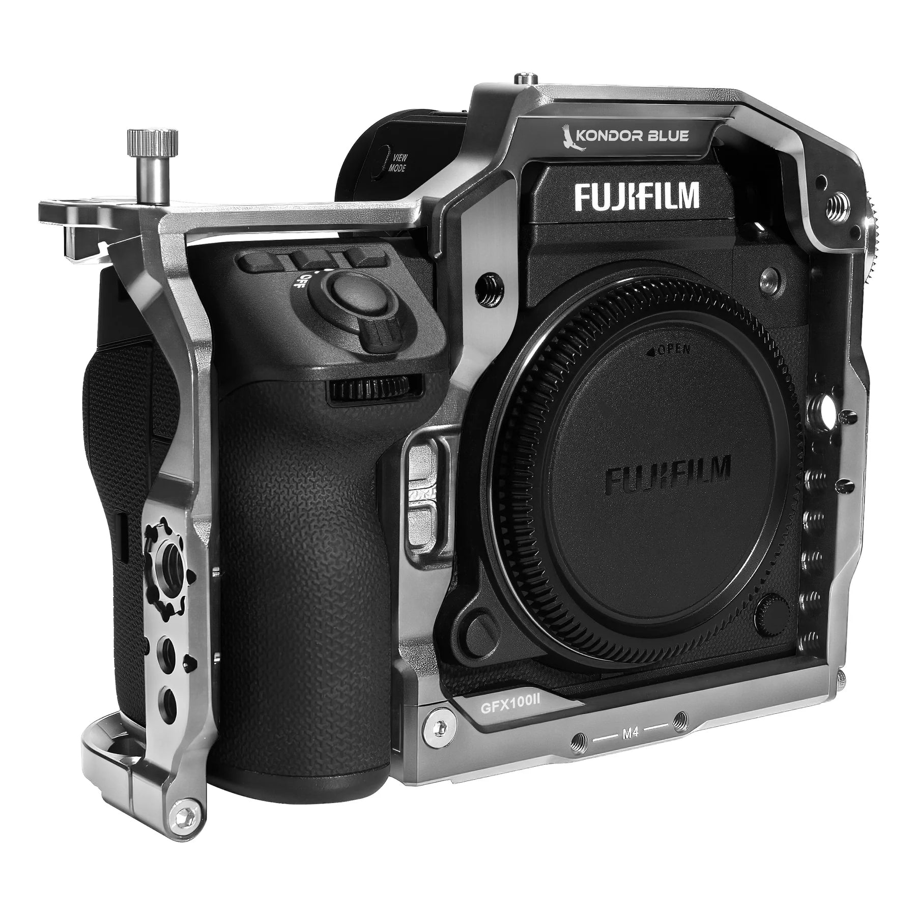 Kondor Blue Fujifilm GFX100 II Camera Cage - Durable Aluminum Alloy Protection for Professional Photography & Videography | Perfect for Studio, Travel & Outdoor Shoots