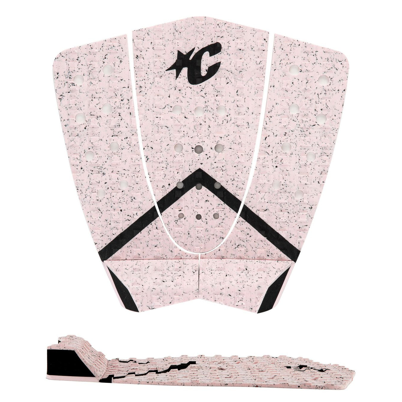 Stephanie Gilmore Ecopure Deck Pads by Creatures of Leisure - Premium Non-Slip Surfboard Traction, Eco-Friendly Materials, Dirty Pink Color - Perfect for Surfing, Paddleboarding & Water Sports