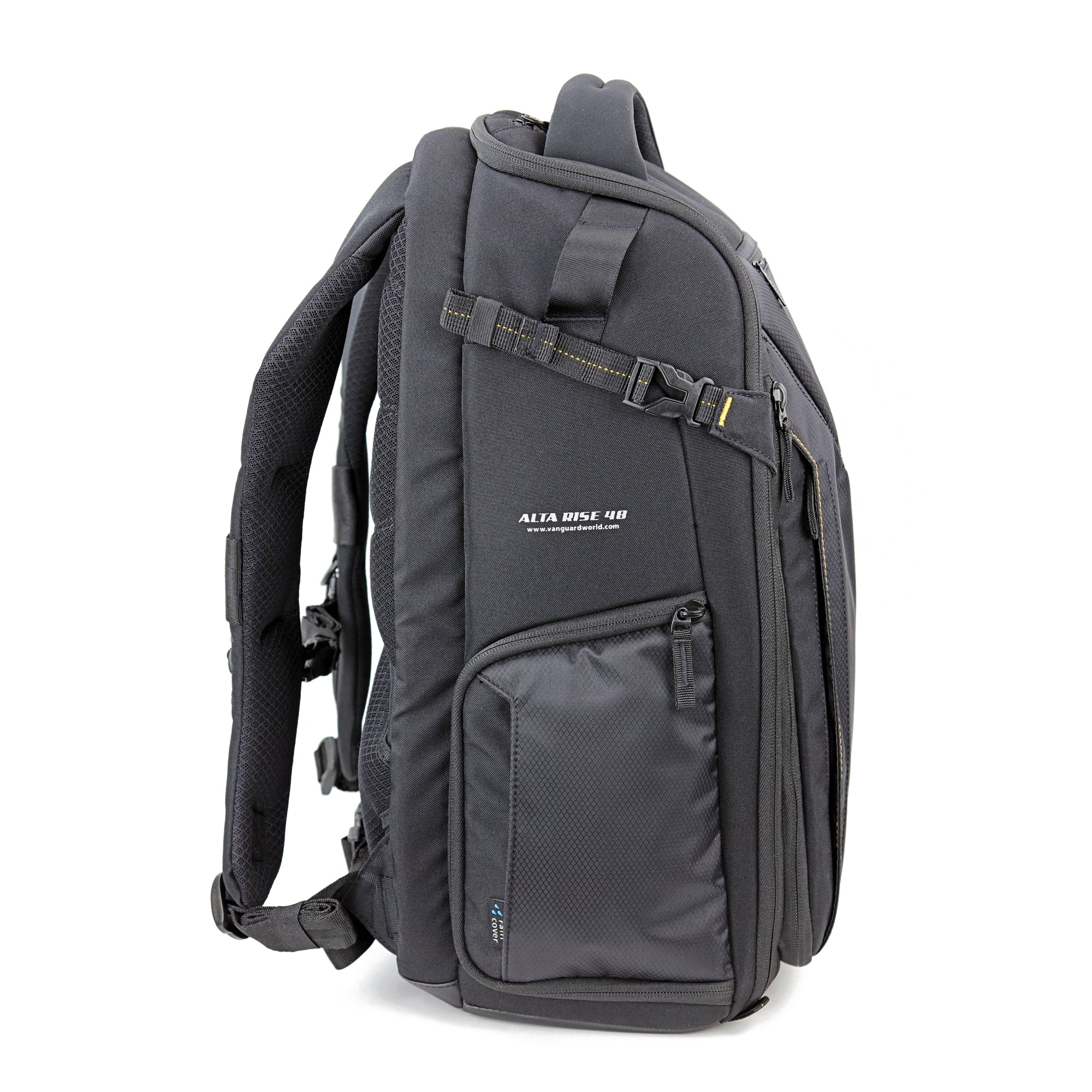 Alta Rise 48 DSLR Camera Backpack for Photographers - Waterproof & Durable Black Camera Bag for Travel, Hiking & Outdoor Photography Gear Storage